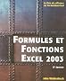 Excel 2003 : Formules et fonctions
