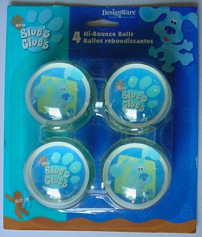 Blues Clues Hi-Bounce Balls 4pk