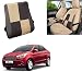 Auto Pearl-Premium Quality Orthopaedic Velvet Memory Foam Car Seat Chess Beige Grey Backrest For - Ford Figo Aspire RS.849.00