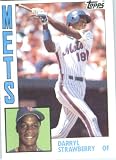 1984 Topps # 182 Darryl Strawberry New York Mets Baseball Card