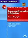 Sciences expérimentales et Technologie ; Histoire et Géographie : Concours de Professeur des Ecoles