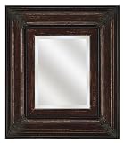Distressed Tuscan Wood Wall Mirror