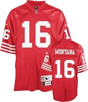 Joe Montana San Francisco 49ers Red Throwback NFL Premier Jersey - Medium