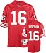 Joe Montana San Francisco 49ers Red Throwback NFL Premier Jersey