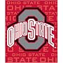 Ohio State Buckeyes NCAA Light Weight Fleece Blanket (031 Series) (50