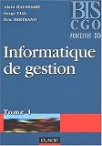 Informatique de gestion, tome 1, BTS CGO processus 10