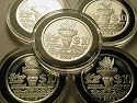 Five 2005 $10 Liberty Dollars - $50 Face Value Mint Set - Proofs by NORFED