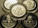 Five 2005 $10 Liberty Dollars - $50 Face Value Mint Set - Proofs by NORFED