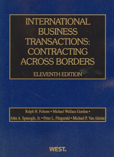 international business transactions contracting across borders american casebook series