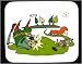 Mouse Pad with gun, dog, falling, fox, hunter