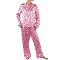 Nick& Nora Silk Pajama- Rose