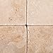Andean Vanilla Peruvian Travertine 4 X 4 Tumbled Field Tile - 4-pcs. Sample Set