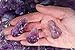 Fantasia Materials: 1 lb Amethyst High Grade Rough from Brazil - (Select from 3 Grades) - 'AA' Grade Semi Point - Raw Natural Crystals for Cabbing, Cutting, Tumbling, Polishing, Wire Wrapping, Reiki