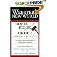 Webster's New World Robert's Rules of Order: Simplified and Applied