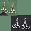 Equestrian Snaffle Bit Earrings