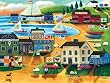 MASTERPIECES OLDE TYME SAILING VILLAGE 300 PC PUZZLE