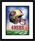 San Francisco 49ers NFL Framed 8x10 Photograph Team Logo and Football Helmet Collage