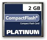 Produkt-Bild: Platinum CF Card Compact Flash 2GB Speicherkarte (original Handelsverpackung)