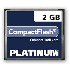 Platinum Compact Flash Card (CF) 2 GB Speicherkarte (Original Handelsverpackung)