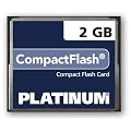 Platinum Compact Flash Card (CF) 2 GB Speicherkarte (Original Handelsverpackung)