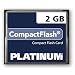 Platinum Compact Flash Card (CF) 2 GB Speicherkarte (Original Handelsverpackung)
