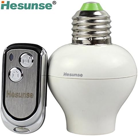 Hesunse E27 One Way Remote Control Lamp Bulb Holder 220V