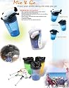 Mix &amp; Go Personal Hand Held on the Go Mixer. Great for Drinks, Shakes, Yogurt, Eggs, Diet Shakes and Much More!