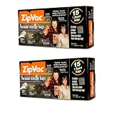 Zip-Vac Quart size storage bags, 30 Bags
