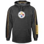 Pittsburgh Steelers Gridiron Charcoal Hoodie