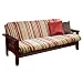Twill Futon Cover - Khaki Stripe (Full)