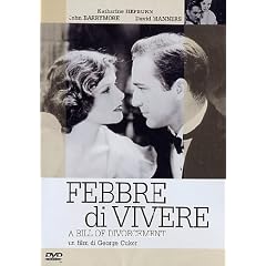 Febbre Di Vivere: Amazon.it: David Manners, John Barrymore, Katharine Hepburn, Paul Cavanagh, George Cukor: DVD