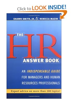 HR Answer Book, The: An Indispensable Guide for Managers and Human Resources Professionals