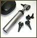 NEW Pro QUALITY 3.2V HALOGEN OTOSCOPE SET includes DISPOSABLE SPECULA ADAPTOR and 3 sizes of reuseable specula plus Zippered Leathette Case