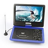 Portable 270 degree Swivel DVD Player LCD Screen Display Game USB TV SD SWIVEL & Flip VAG CD VCD MP3 MP4 USB Home Theater (9.5 i
