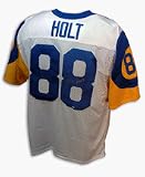 Torry Holt Autographed St. Louis Rams Authentic NFL Throwback White Jersey (Super Bowl Year)