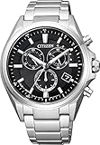 [シチズン]CITIZEN 腕時計 ATTESA アテッサ エコ・ドライブ電波時計 クロノグラフ AT3050-51E メンズ