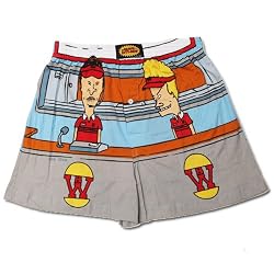 Beavis and Butt-Head: Burger World Sucks Boxers - Guys