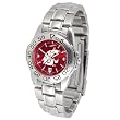 Washington State Cougars NCAA AnoChrome "Sport" Ladies Watch (Metal Band)