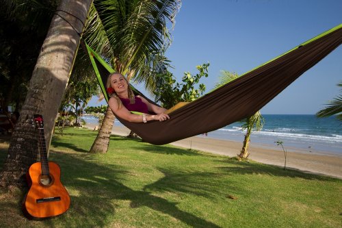 spécifications LA SIESTA - Hamac de Voyage Double COLIBRI green 300x200
