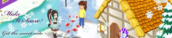 Get your secret code to make it snow at BellaSara.com