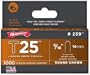 Arrow Fastener 259 9/16-Inch T25 Round Crown Staples (1000-Pack)