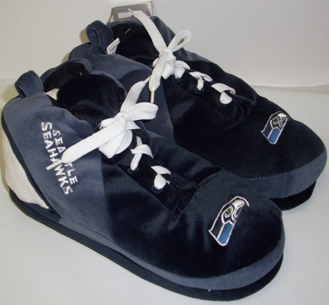 Seattle Seahawks NFL Plush Sneaker Slippers