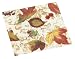Kitchen & Housewares : Caspari Autumn Toile 2 Paper Cocktail Napkin Package in Gift Box, Gold