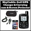 SkyCaddie SG2.5 Golf GPS with FREE $60 Accessory Bundle Including SkyCaddie Car Charger, SkyCaddie Carrying Case, and Screen Protector