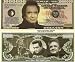 Novelty Dollar Johnny Cash Man In Black Million Dollar Bills X 4 New