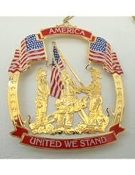 Home: Wallace United We Stand 911 Gold Plated Ornament - Wallace