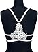 Choies Women's Button Front Lace Soft Triangle Beach Bra Summer Crop Tank Crop Top