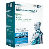 ESET NOD32アンチウイルス V5.0 Windows/Mac対応 5PC更新