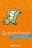 Quatsch-Frosch (orange) - 33 schr&auml;ge R&auml;tselgeschichten (Spielkarten in Box). - Eva Hierteis, Ulrike Rogler, Simone Veenstra