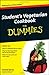 Student's Vegetarian Cookbook For Dummies